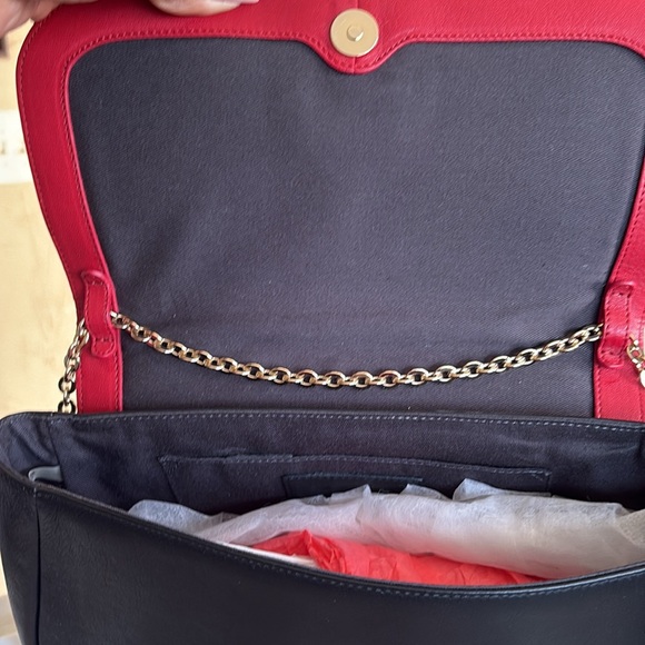 See by Chloé Two-Tone Leather Flap Shoulder Bag - Picture 3 of 10